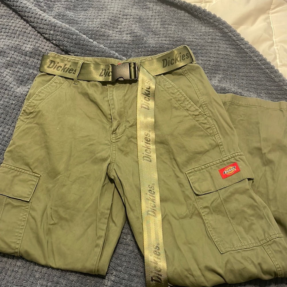 Size 3/26 Army Green Dickies Cargo Pants